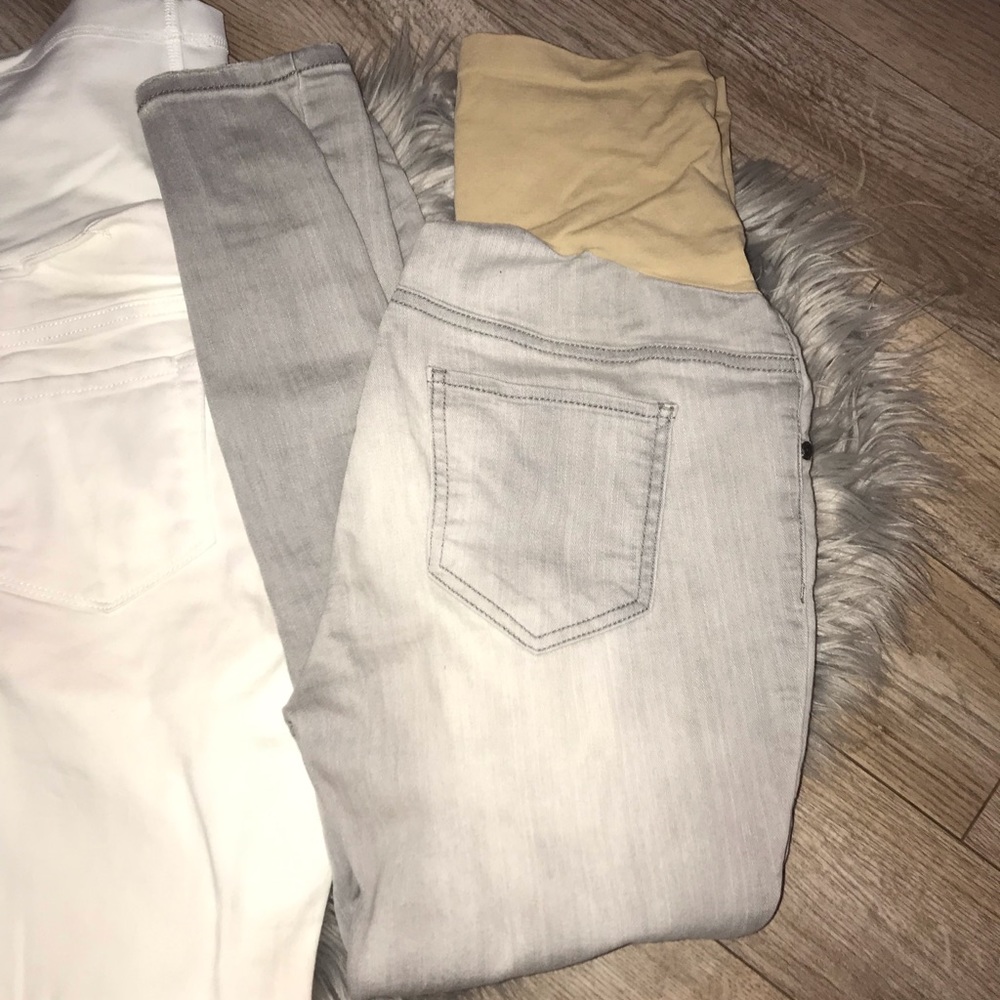 Maternity Ankle Skinny Jeans / 3 Pairs - Picture 4 of 7